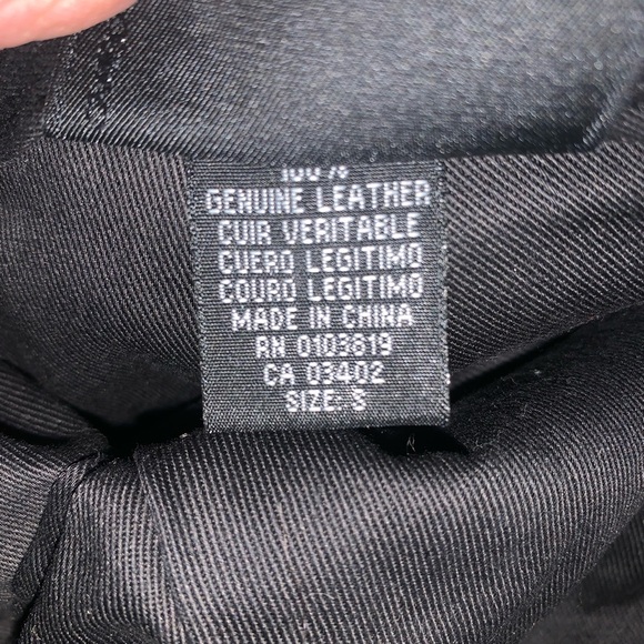 Harley Davidson BLACK, 100 percent SOFT LEATHER, HD NEWSBOX cap. Size SMALL. - Picture 6 of 11